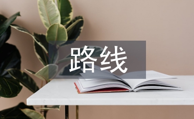 路線設(shè)計論文