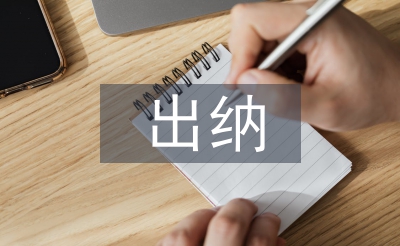 出納工作個人總結