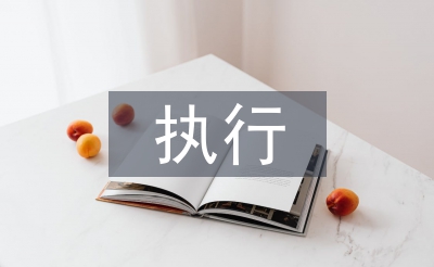 執行工作匯報