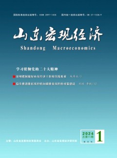 山東宏觀經(jīng)濟(jì)雜志